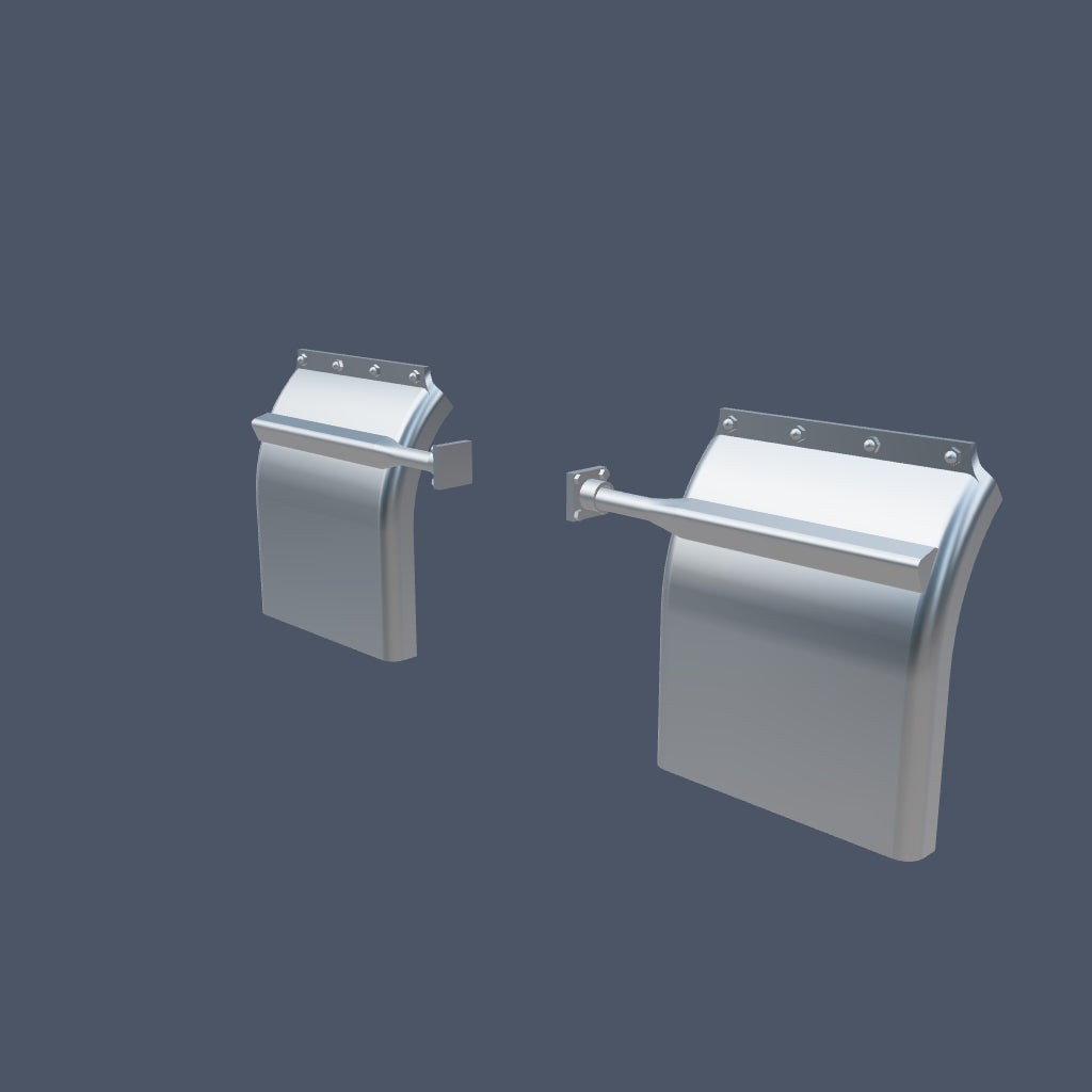 Low Drop Quarter Fenders (1 Pair)