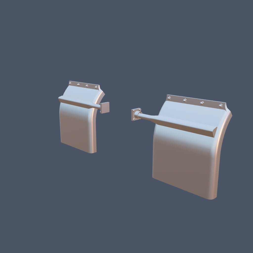 Low Drop Quarter Fenders (1 Pair)