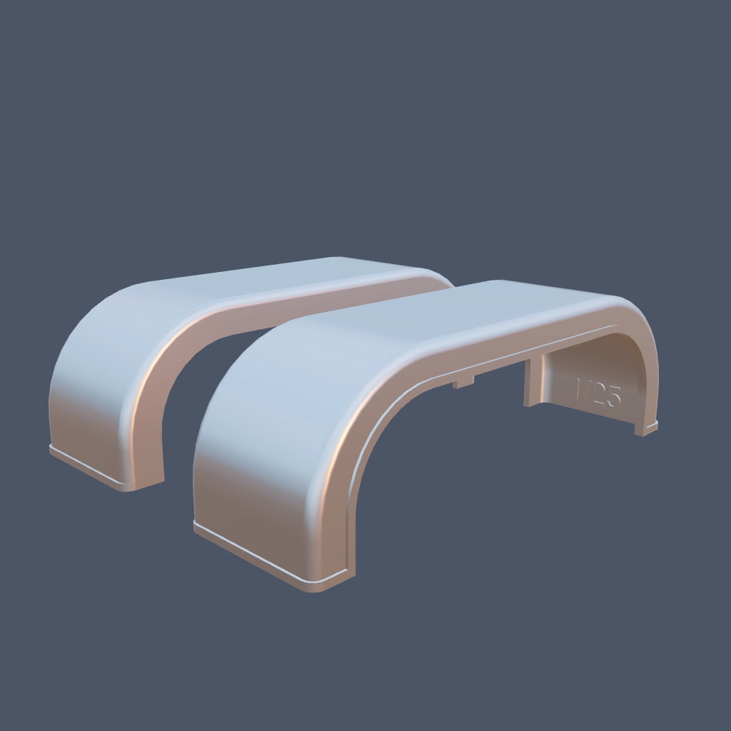 Straight Drop Full Fenders (1 Pair)