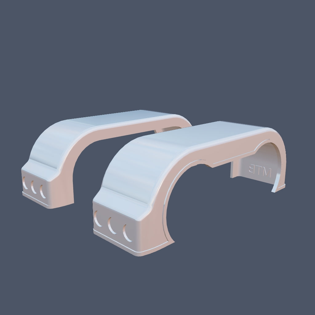 Outlaw Full Fenders with Light Panel (1 Pair)