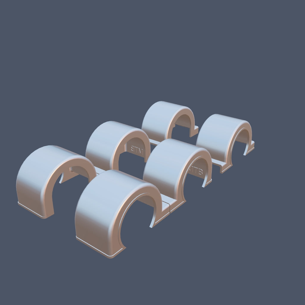 Outlaw Tripple Hump Fenders (1 Pair)